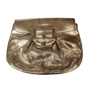 Juicy Couture Metallic Gold Clutch